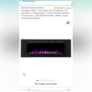 Amazon purchased Fireplace brand new